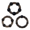 Beaded Cock Ring 3-Pack