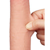 9 Inch Sliding-Skin Realistic Dildo – Dual Density Flesh Pink Bendable Dong by Lovetoy