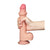 9 Inch Sliding-Skin Realistic Dildo – Dual Density Flesh Pink Bendable Dong by Lovetoy