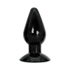 XL Black Butt Plug with Suction Cup – 7 Inch Extreme Anal Plug by Hidden Desire