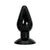 XL Black Butt Plug with Suction Cup – 7 Inch Extreme Anal Plug by Hidden Desire