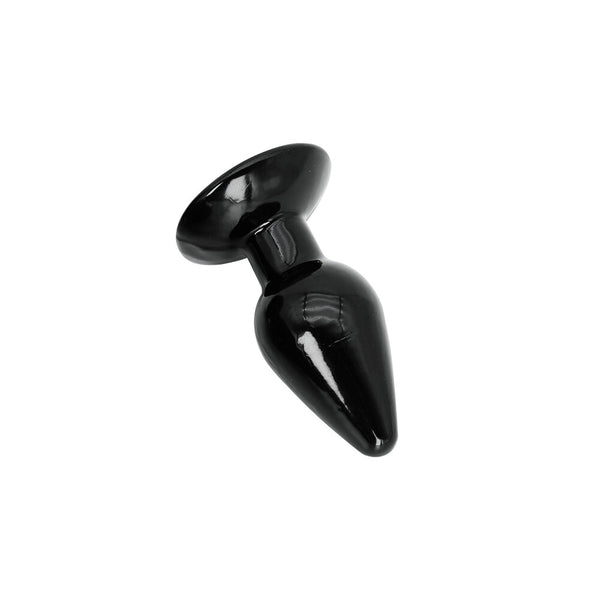 XL Black Butt Plug with Suction Cup – 7 Inch Extreme Anal Plug by Hidden Desire