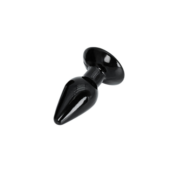 XL Black Butt Plug with Suction Cup – 7 Inch Extreme Anal Plug by Hidden Desire