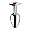Pink Gem Medium Anal Plug – (Metal)