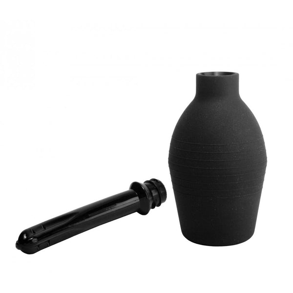 Deluxe Enema Bulb – 300ml Capacity with Long Nozzle (Black)