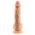 8 Inch Dual-Density Realistic Dildo – Suction Base Flesh Pink by Evolved