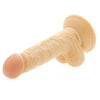 6 Inch Realistic Dildo with Scrotum – Flesh Pink Suction Cup Dong