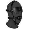 Xtreme Blindfolded Ball Gag Harness – Faux Leather