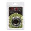 Hercules Black Silicone Cock Ring – Stretchy Ribbed Erection Enhancer