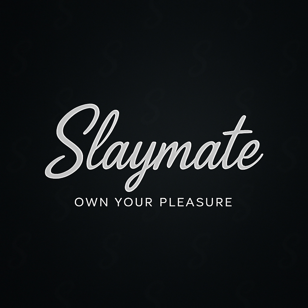 Slaymate logo with tagline Own Your Pleasure